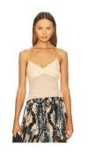 Ulla Johnson Demi Top In Beige