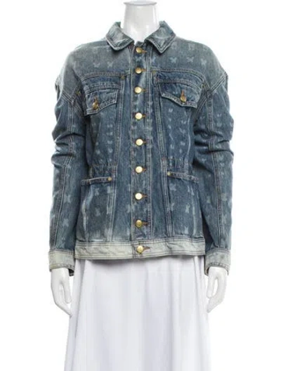 Pre-owned Ulla Johnson Denim Jacket In Blue