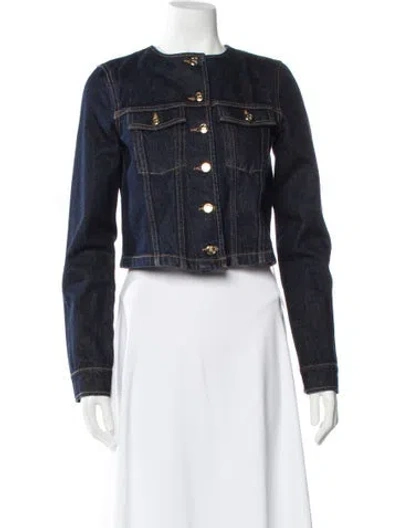 Pre-owned Ulla Johnson Denim Jacket In Blue