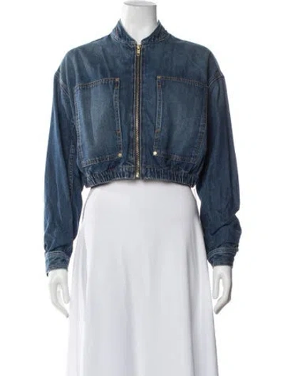 Pre-owned Ulla Johnson Denim Jacket In Blue