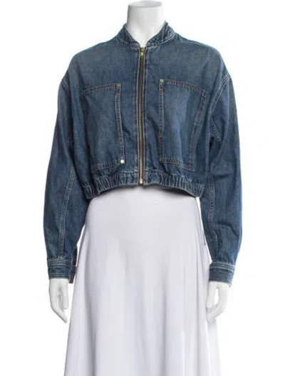 Pre-owned Ulla Johnson Denim Jacket In Blue