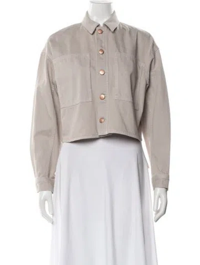 Pre-owned Ulla Johnson Denim Jacket In Neutral