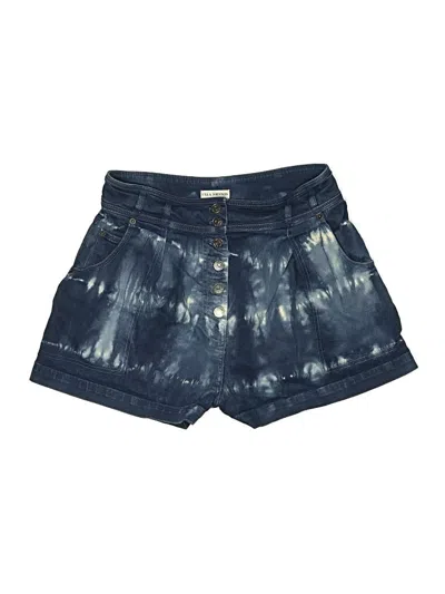 Pre-owned Ulla Johnson Denim Shorts In Blue