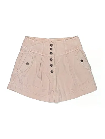 Pre-owned Ulla Johnson Denim Shorts In Tan