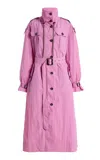 Ulla Johnson Devon Belted Trench Coat In Purple