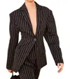Ulla Johnson Dhemi Blazer In Noir In Black