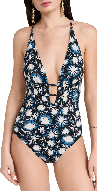 ULLA JOHNSON DIONI MAILLOT SWIMSUIT SUNPRINT