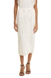 Ulla Johnson Dioni Plissé Skirt In Pristine