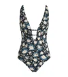 Ulla Johnson Dioni Plunge One-piece Swimsuit