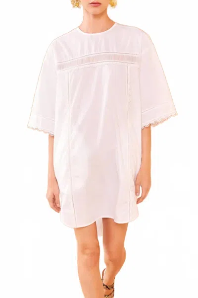 Ulla Johnson Diyana Tunic In Cowrie In Multi