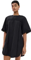 Ulla Johnson Diyana Tunic Noir In Noir