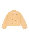 Ulla Johnson Double-breasted Jacket In Yellow