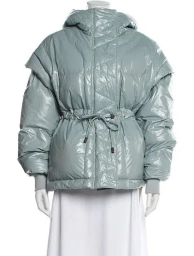 Pre-owned Ulla Johnson Down Coat In Blue