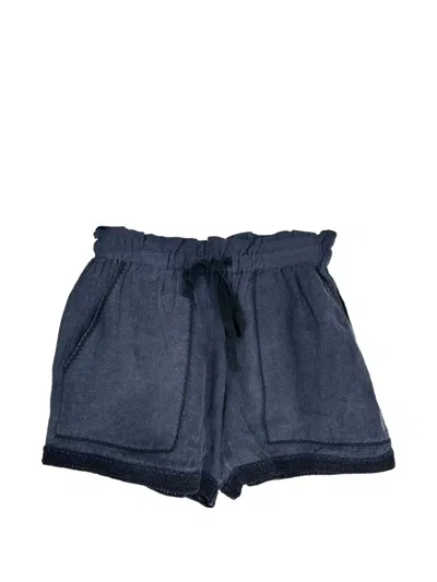 Pre-owned Ulla Johnson Drawstring Shorts In Blue