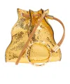 Ulla Johnson Drawstring Shoulder Bag In Yellow