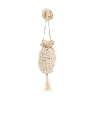 Ulla Johnson Drawstring Tote Bag In Natural Color