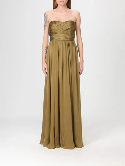 Ulla Johnson Dress  Woman Color Green In Brown