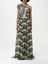 Ulla Johnson One-shoulder Dress In Multicolor