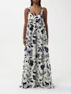 Ulla Johnson Leilani Gown In Porcelain In Multicolor