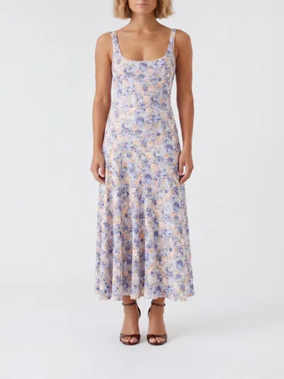 Ulla Johnson Dress Woman Color Blue In Multi