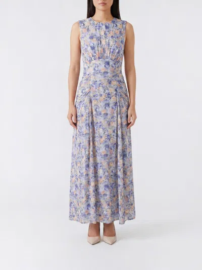 Ulla Johnson Dress Woman Color Blue In Multi