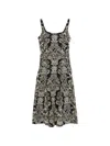 Ulla Johnson Augustina Cami Long Trumpet Dress In Noir In Black