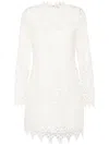Ulla Johnson Eleni Linen Lace Minidress In White