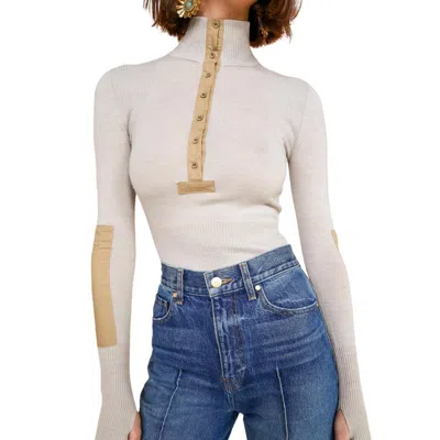 Ulla Johnson Drew Pullover Sweater In Chalk In White