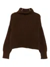 Ulla Johnson Drop-shoulder Sweater In Brown