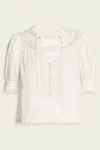 Ulla Johnson Dylan Puff-sleeve Cotton Top