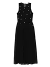 Ulla Johnson Eleni Sleeveless Maxi Dress In Noir In Black