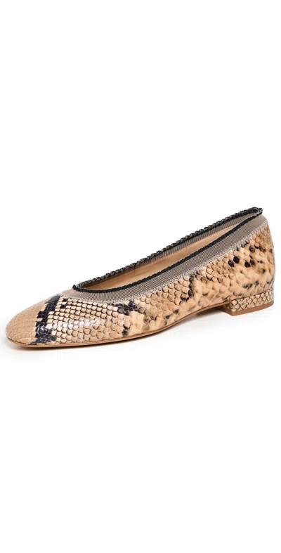 Ulla Johnson Elise Ruffle Ballet Flats Light Pastel