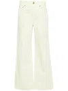 Ulla Johnson Elodie High-rise Straight-leg Jeans In Neutrals