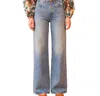 Ulla Johnson Elodie Jeans In Adriatic Wash In Multi