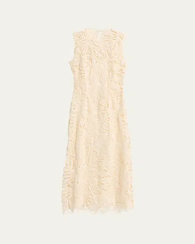 Ulla Johnson Eloisa Corded Lace Dress In Neutral