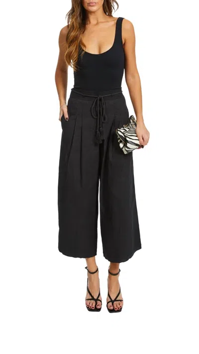 Ulla Johnson Eloisa Culottes Pants In Noir In Black