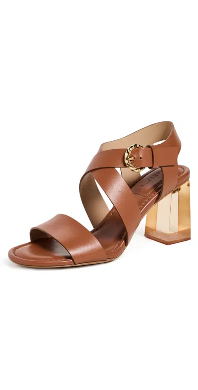 Ulla Johnson Elora Heels Rust Copper