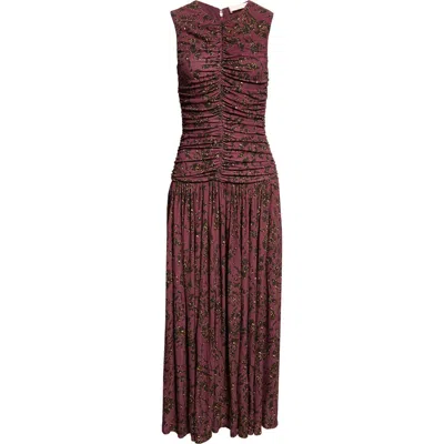 Ulla Johnson Elora Sleeveless Jersey Dress In Brown
