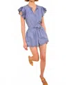 Ulla Johnson Elowen Short In Chambray In Blue