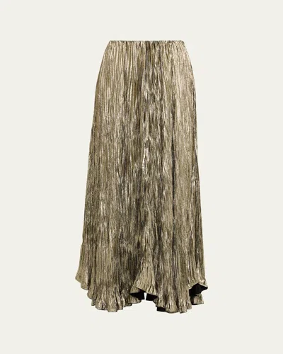 Ulla Johnson Elsa Pleated Maxi Skirt
