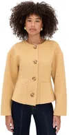 Ulla Johnson Elsie Double Faced Wool Coat Lotus In Pink