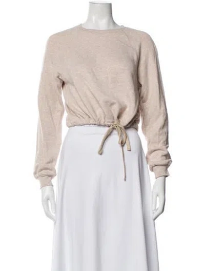 Pre-owned Ulla Johnson Embroidered Accent Pajamas In Neutral
