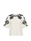 Ulla Johnson Shivani Embroidered Top In White