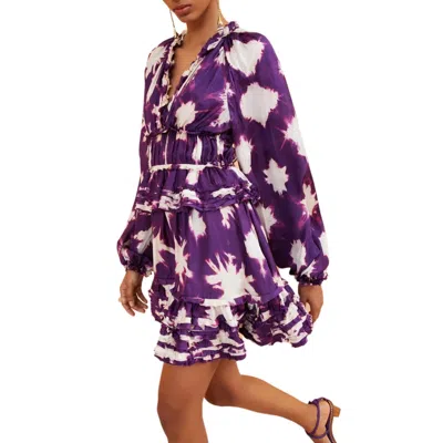 Ulla Johnson Emery Dress In Cassis Blur In Purple