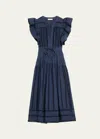 Ulla Johnson Delmara Dress Midnight In Midnight