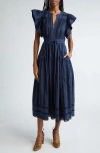 Ulla Johnson Delmara Dress Midnight In Midnight
