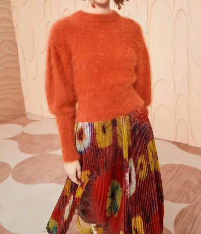 Ulla Johnson Emira Pullover In Redwood In Brown