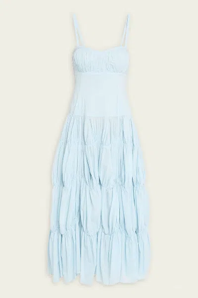 Ulla Johnson Emmalina Midi Dress In Adriatic