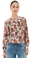 Ulla Johnson Esen Long Sleeve Blouse In Freesia In Freesia