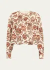 Ulla Johnson Esen Long Sleeve Blouse In Freesia In Freesia